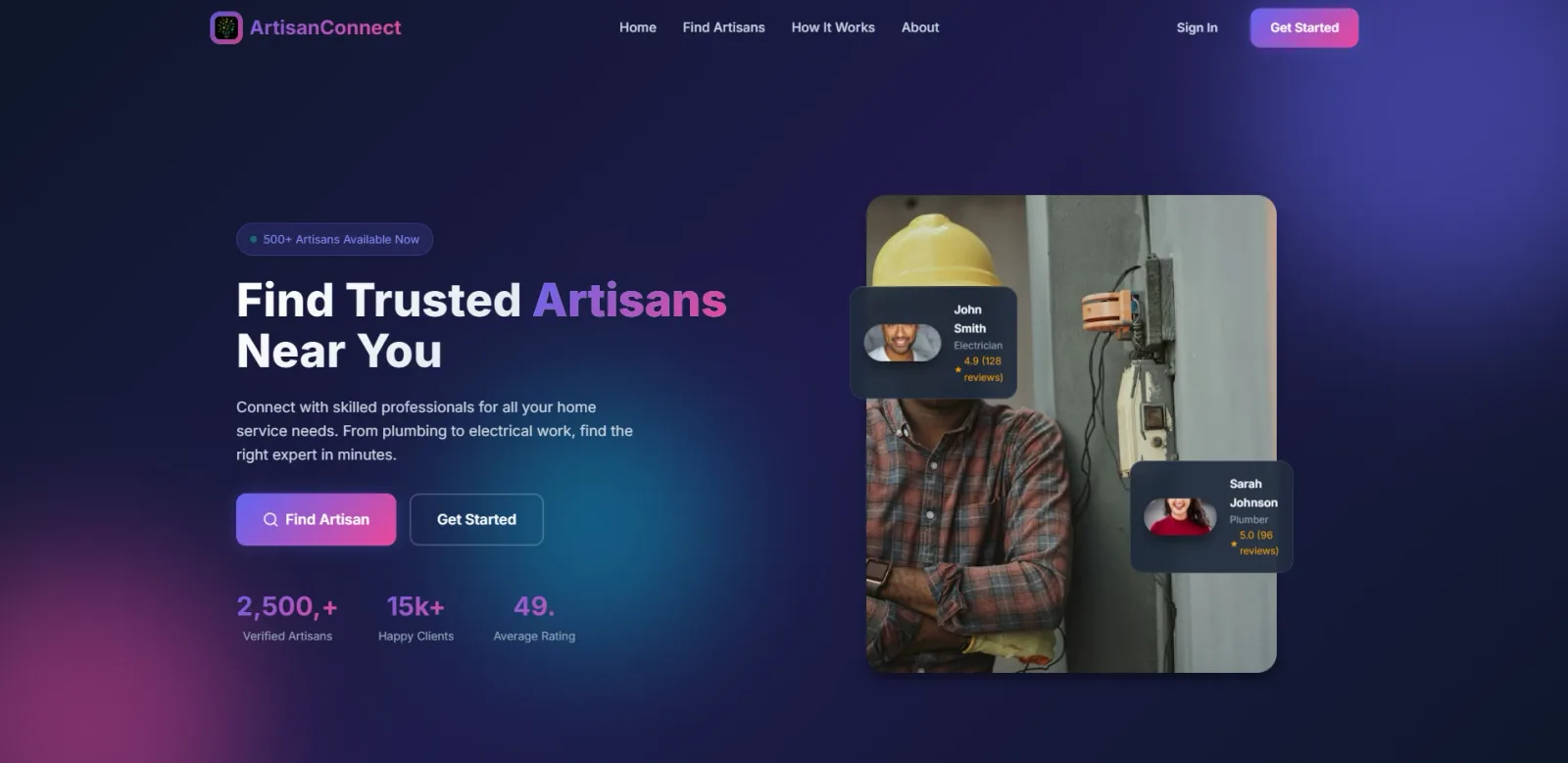 ArtisanConnect preview