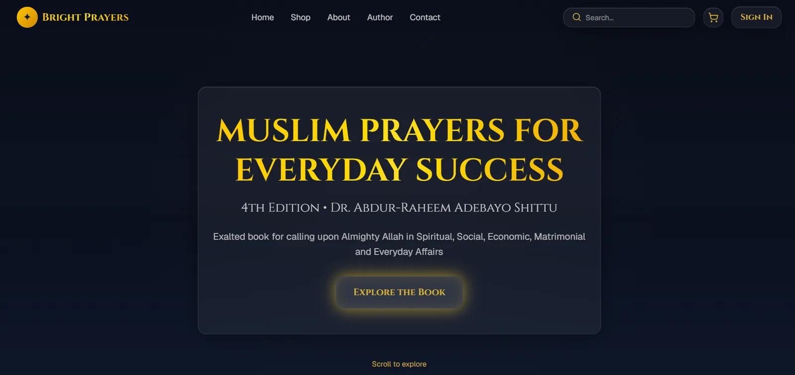 Bright Prayer Hub preview