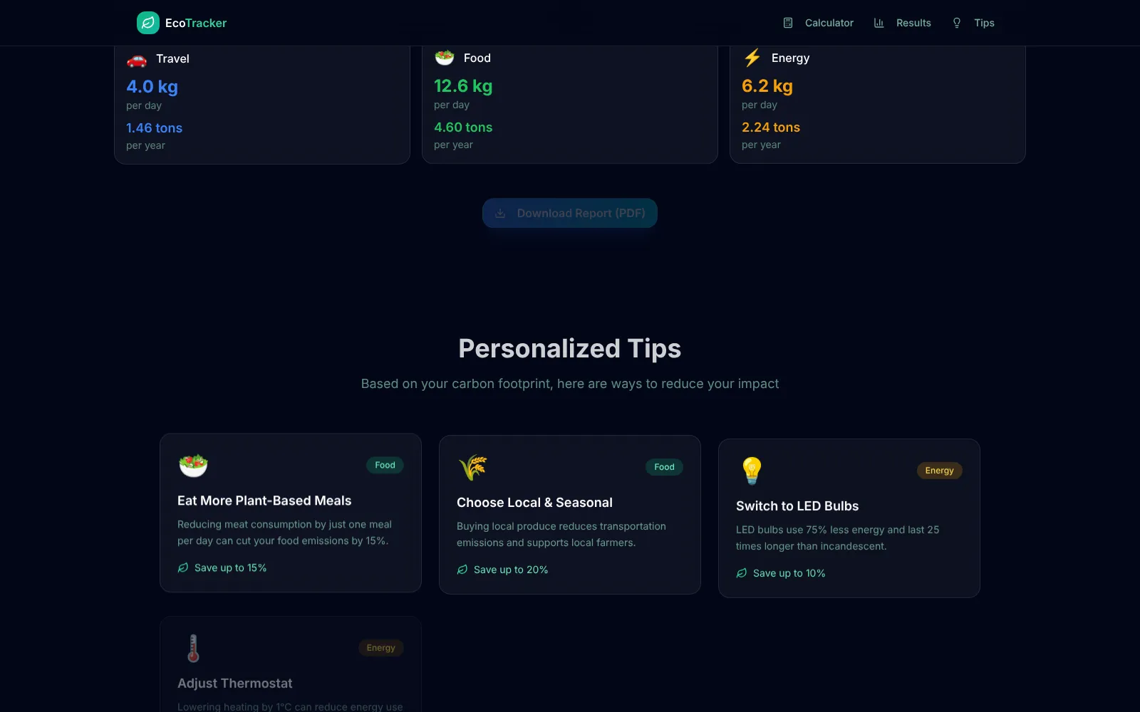 EcoTracker screenshot 4
